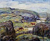 Springtime Paintings - Springtime by Ernest Lawson